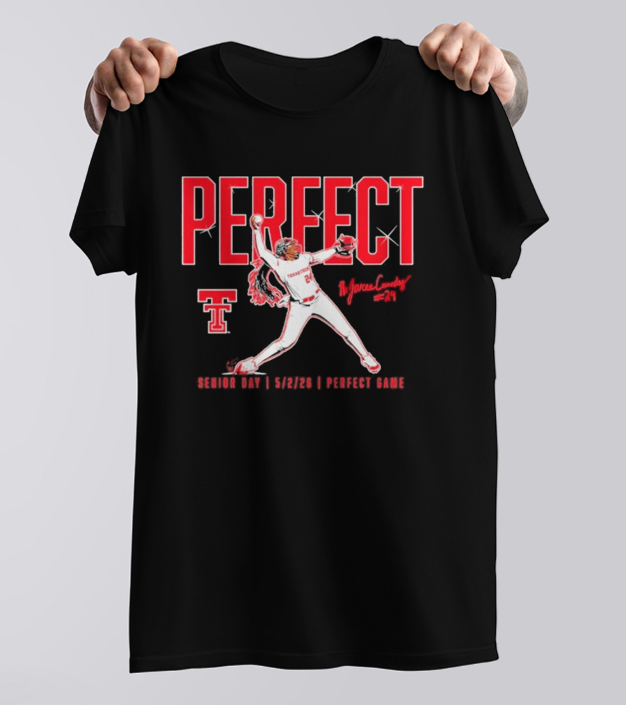Texas Tech Softball Senior Day Lubbock Perfect Game NiJaree Canady T-Shirt