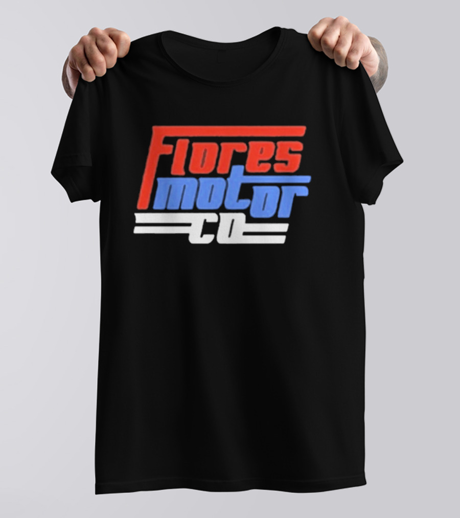 Wyatt Flores Flores Motor CO 2026 Tour Red And Blue T-Shirt