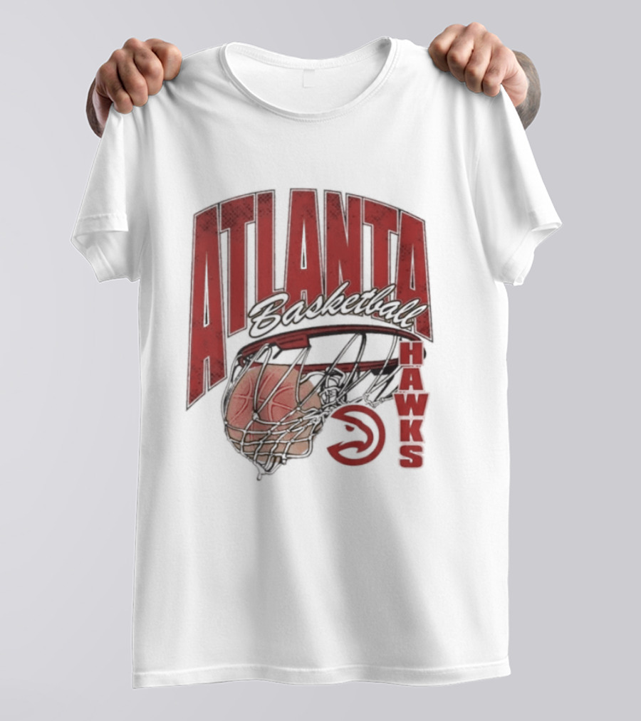 Atlanta Hawks Basketball Script Swish 2026 T-Shirt