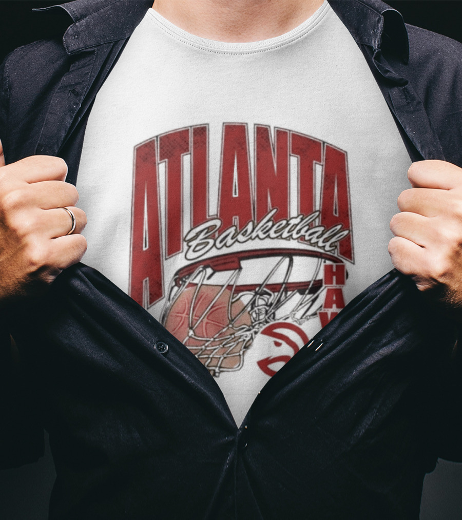 Atlanta Hawks Basketball Script Swish 2026 T-Shirt