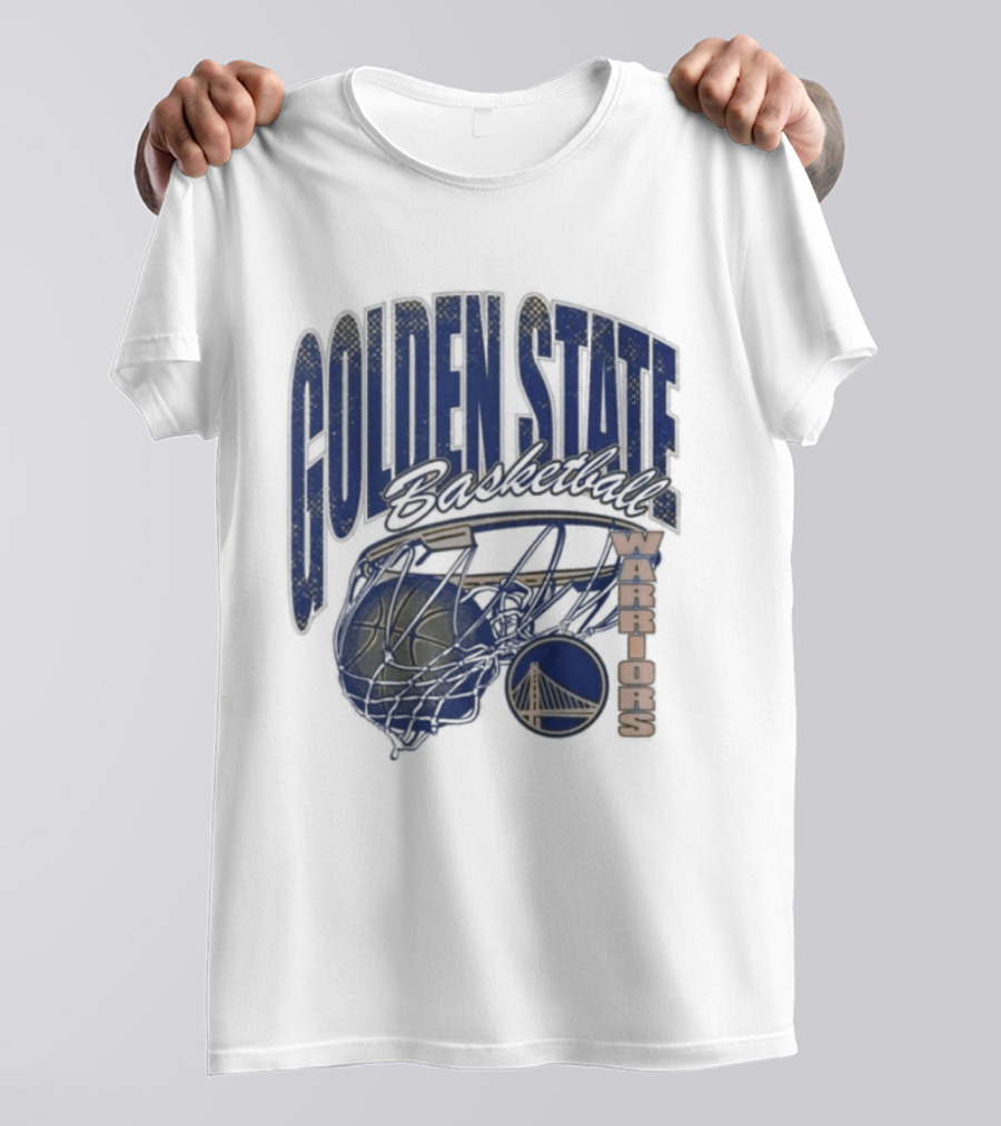 Golden State Warriors 2026 Script Swish Basketball T-Shirt