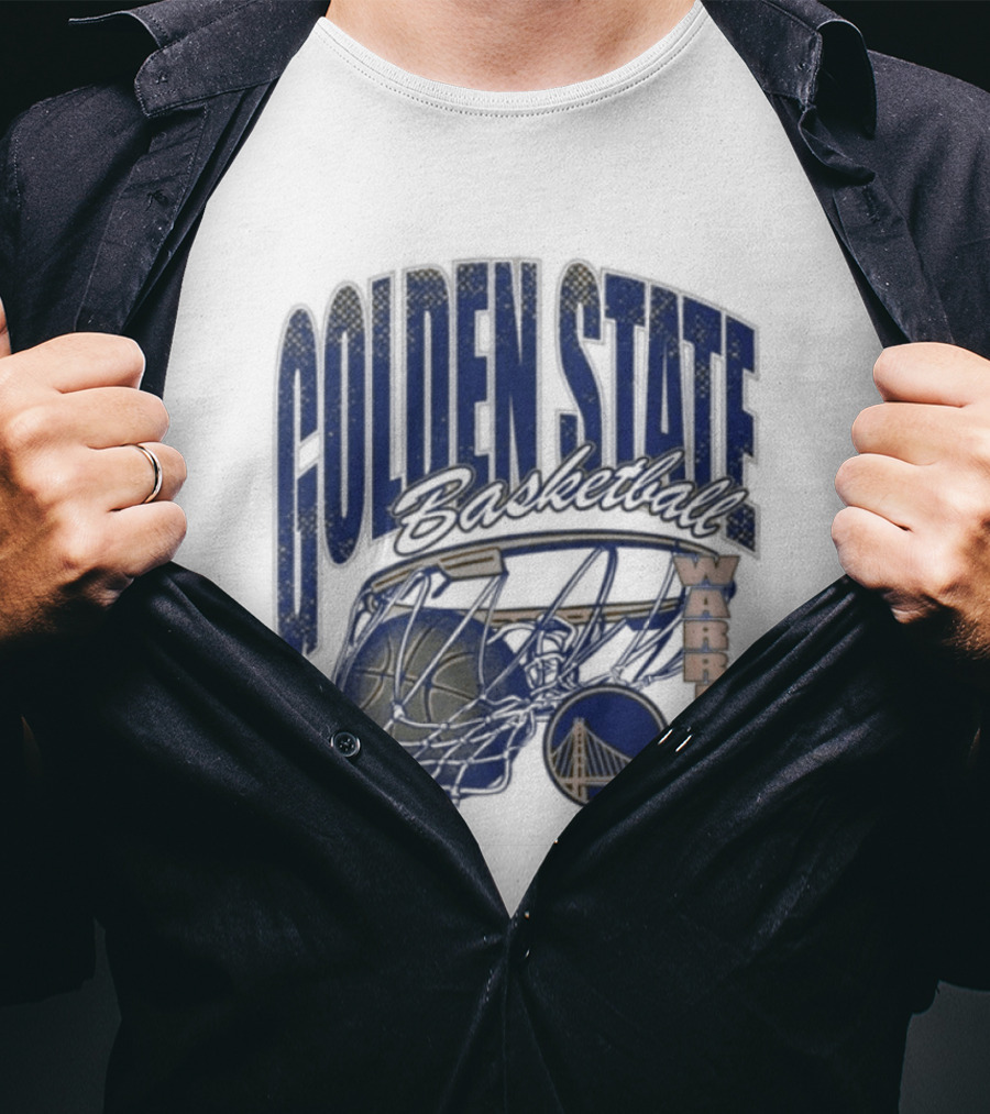 Golden State Warriors 2026 Script Swish Basketball T-Shirt