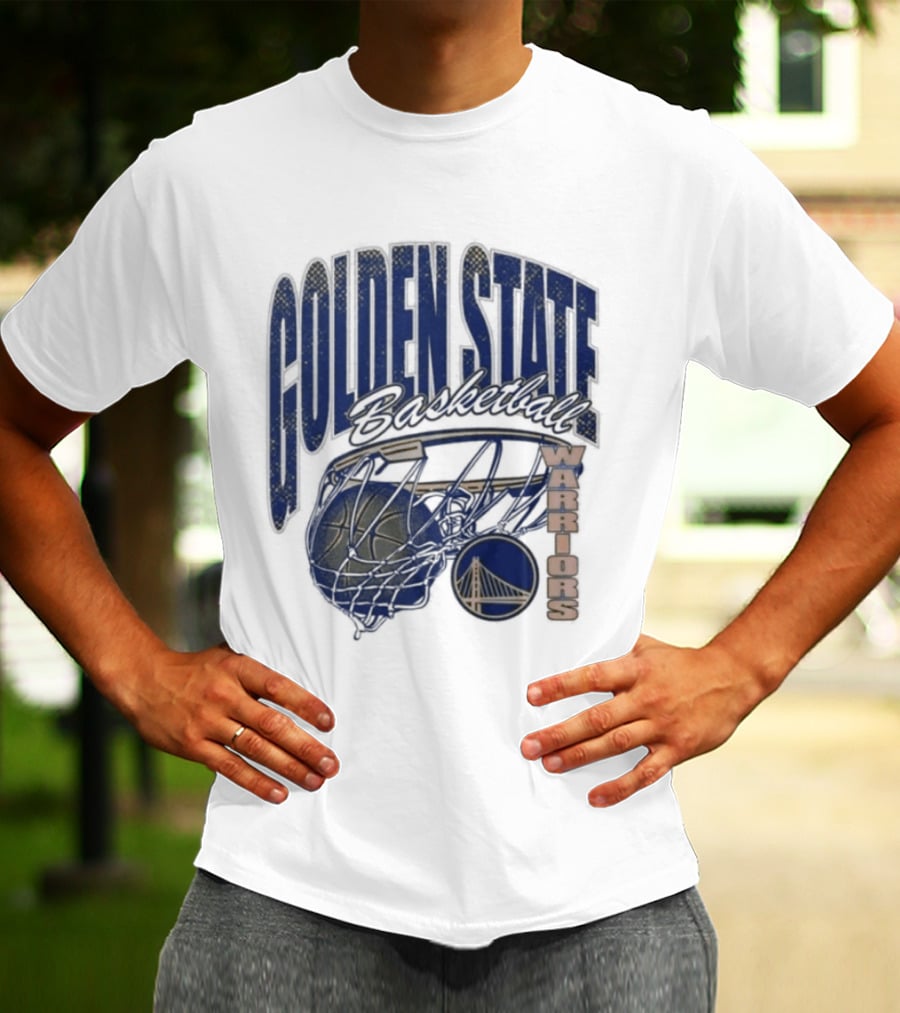 Golden State Warriors 2026 Script Swish Basketball T-Shirt