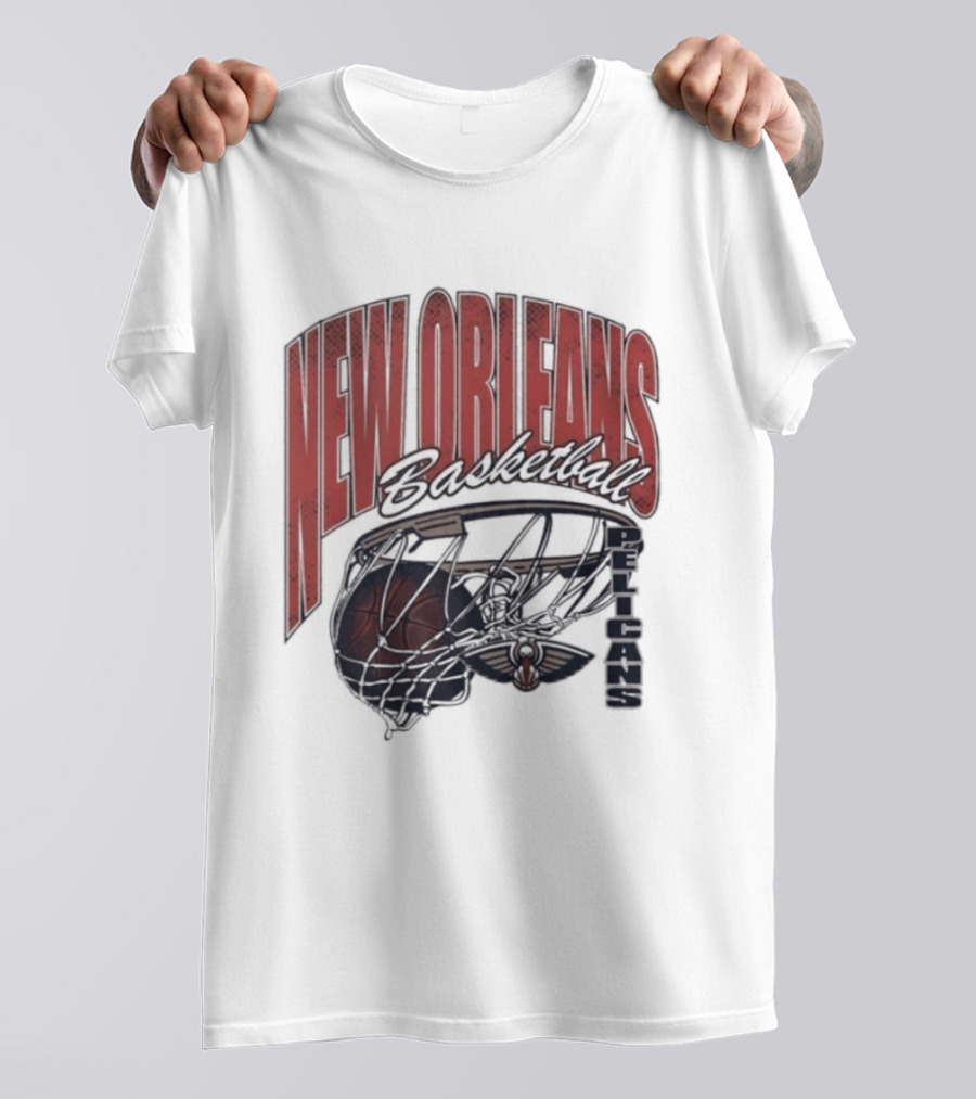 New Orleans Basketball Swish 2026 Pelicans T-Shirt