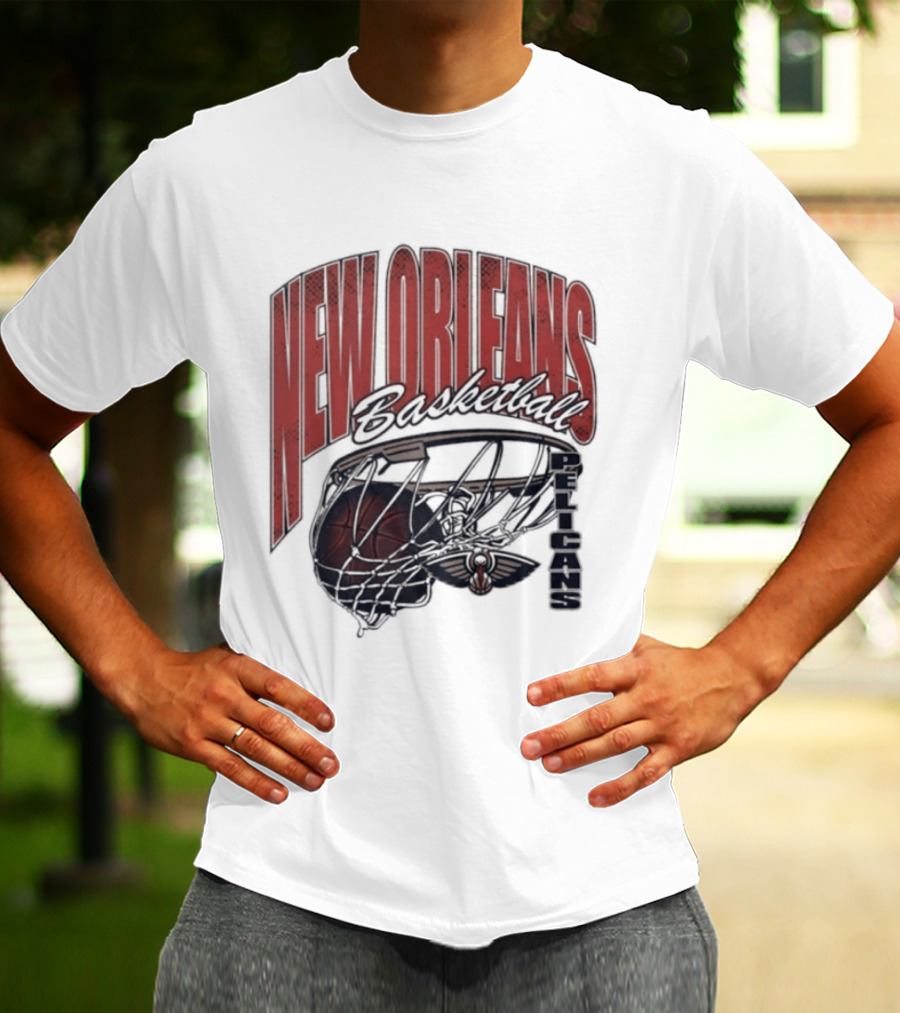 New Orleans Basketball Swish 2026 Pelicans T-Shirt