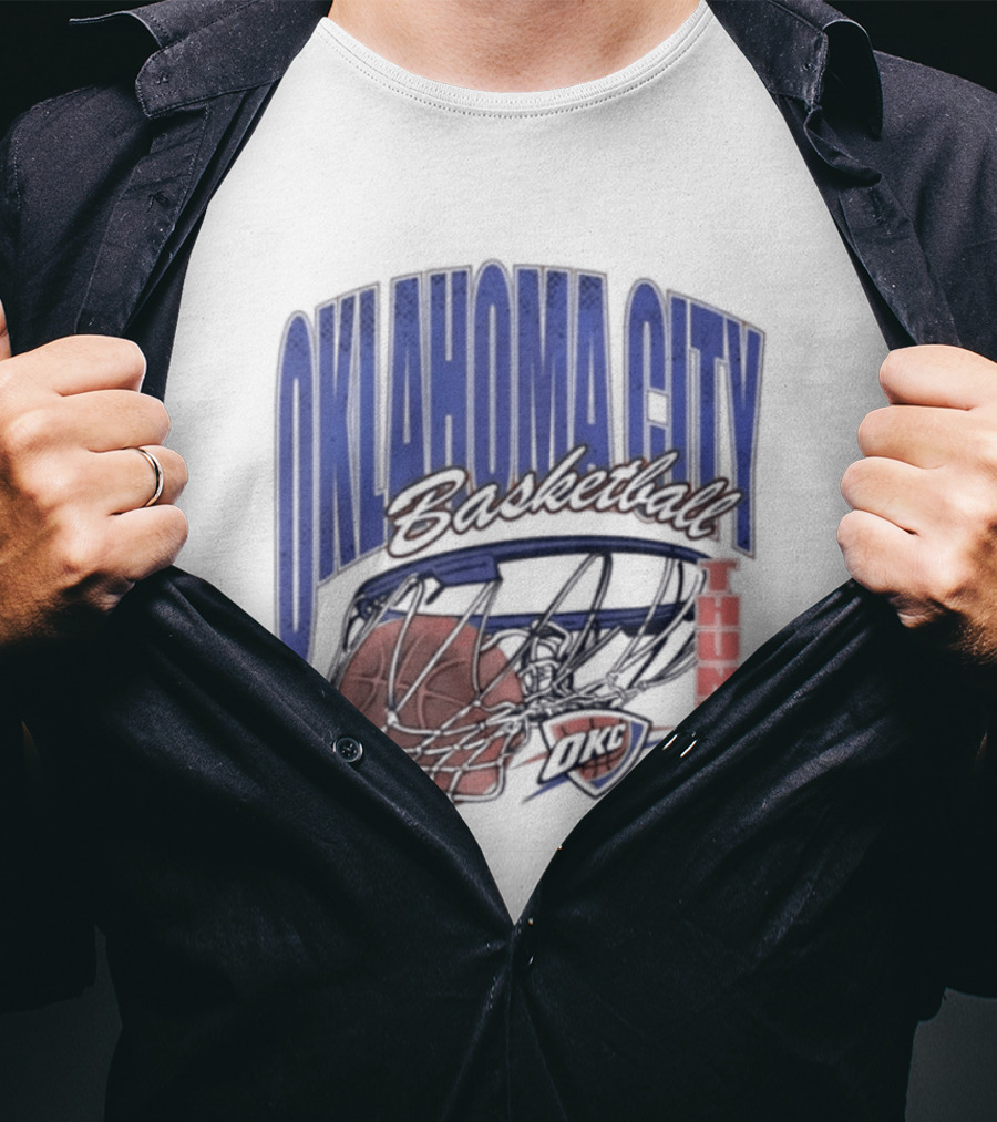 Oklahoma City Basketball Swish 2026 T-Shirt