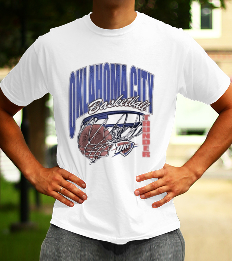Oklahoma City Basketball Swish 2026 T-Shirt