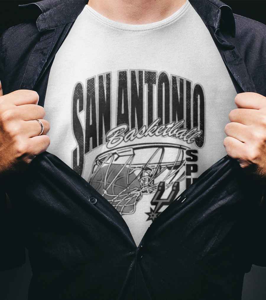 San Antonio Basketball 2026 Spurs Swish T-Shirt