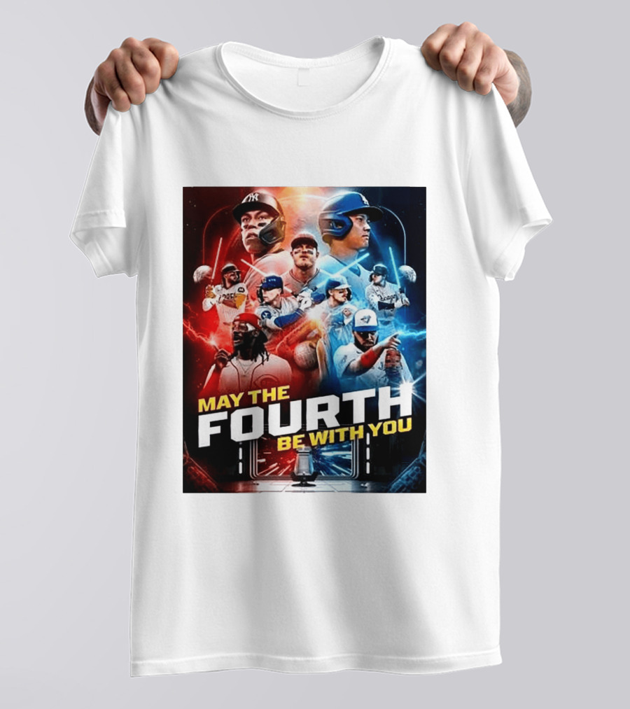 May The Fourth Be With You MLB Star Wars Day 2026 Celebration T-Shirt