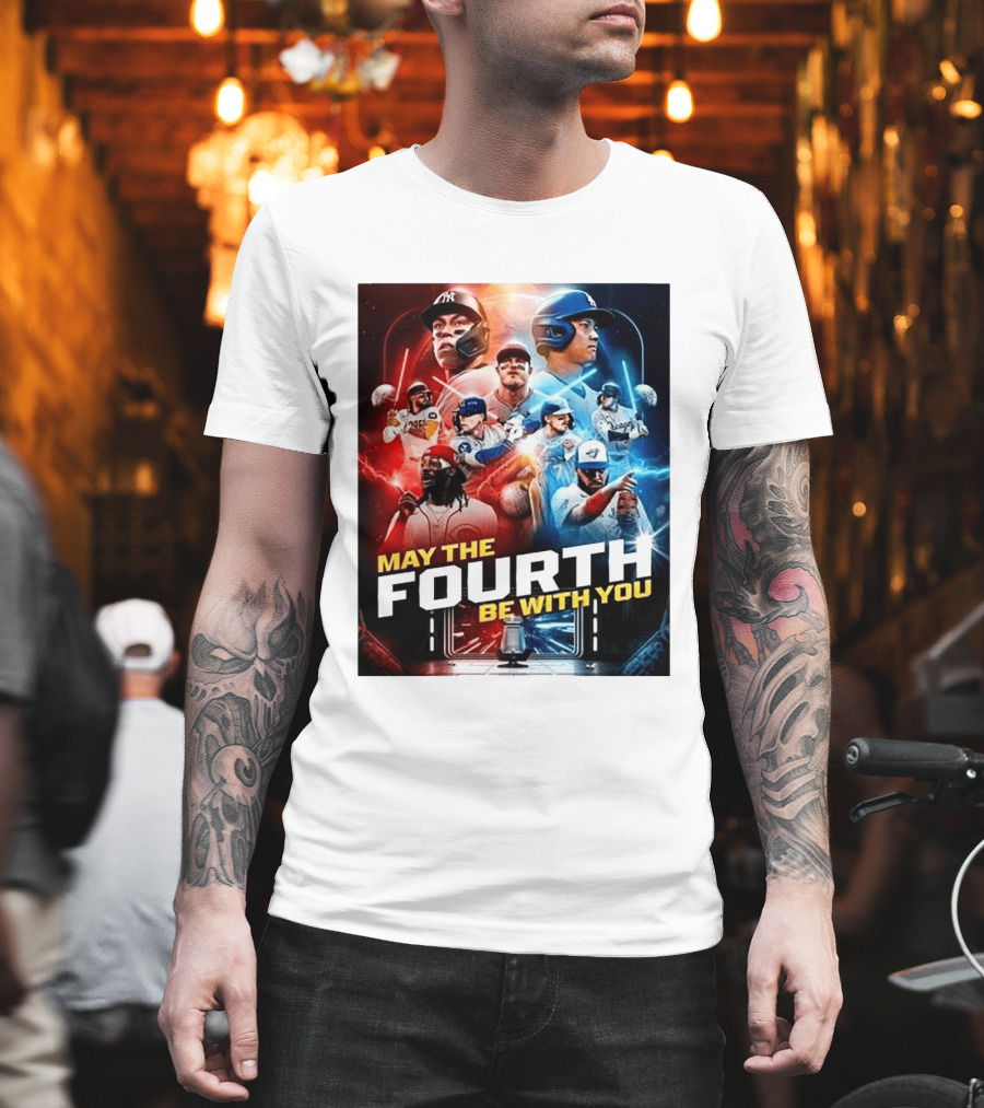 May The Fourth Be With You MLB Star Wars Day 2026 Celebration T-Shirt