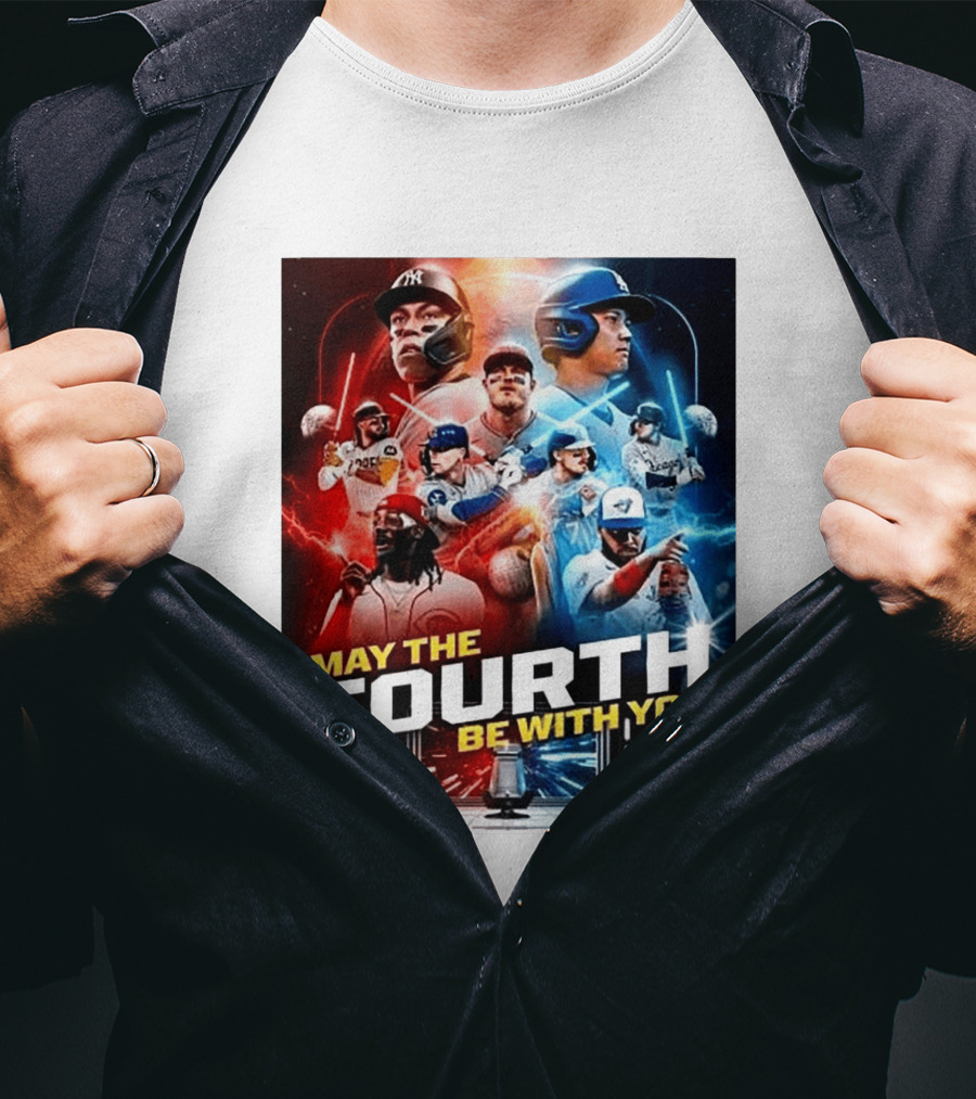 May The Fourth Be With You MLB Star Wars Day 2026 Celebration T-Shirt
