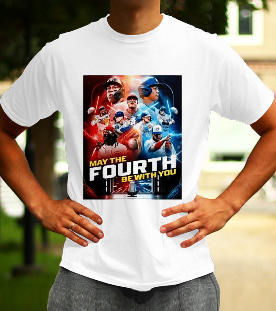 May The Fourth Be With You MLB Star Wars Day 2026 Celebration T-Shirt