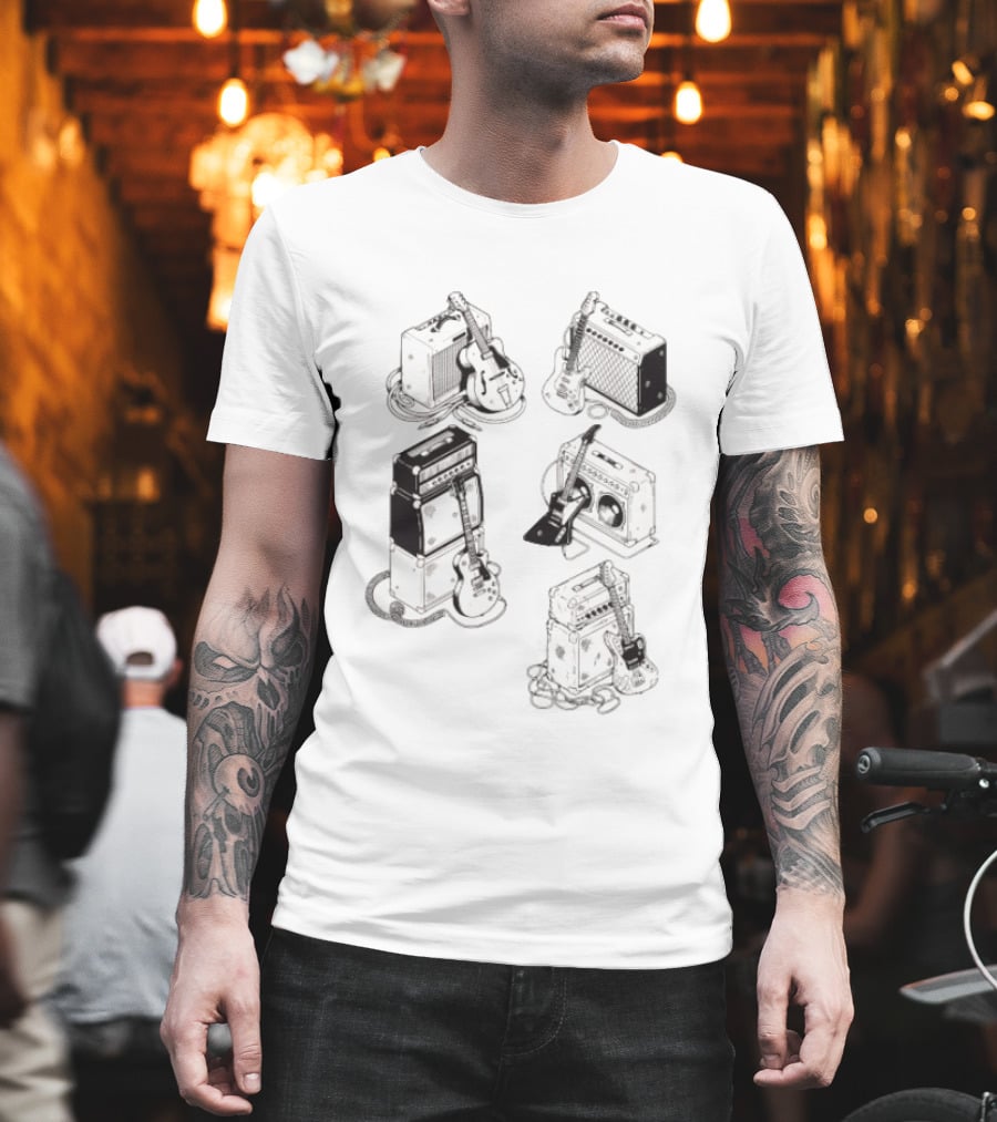 Guitar Eras Vintage Amplifier Collection T-Shirt