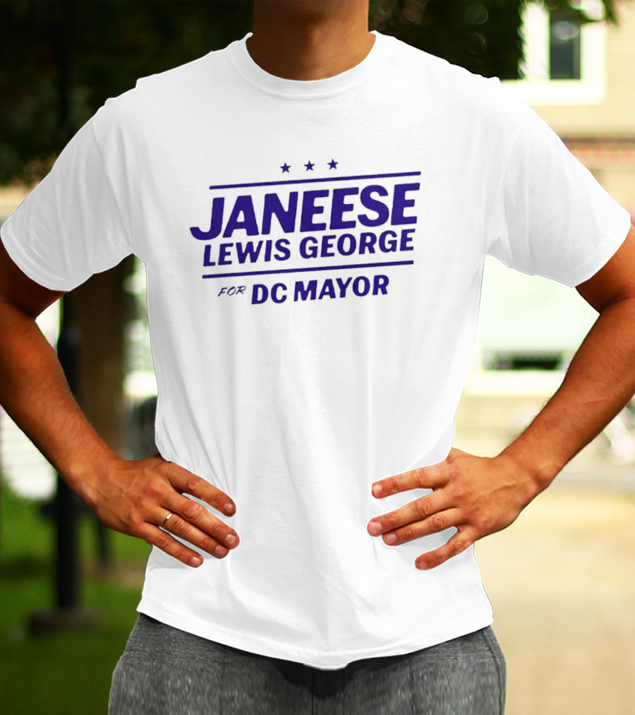 Janeese Lewis George DC Mayor Campaign Stars T-Shirt
