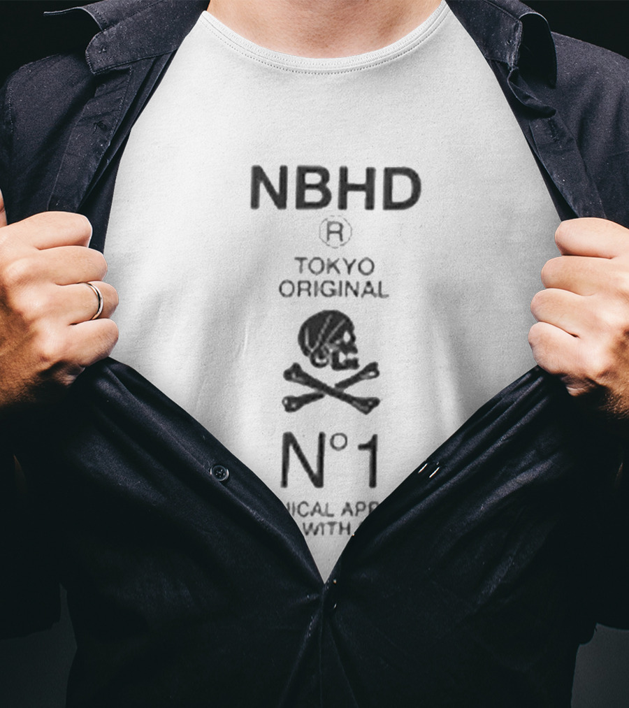 NBHD Tokyo Original Skull No 1 Technical Apparel Crafted With Pride T-Shirt