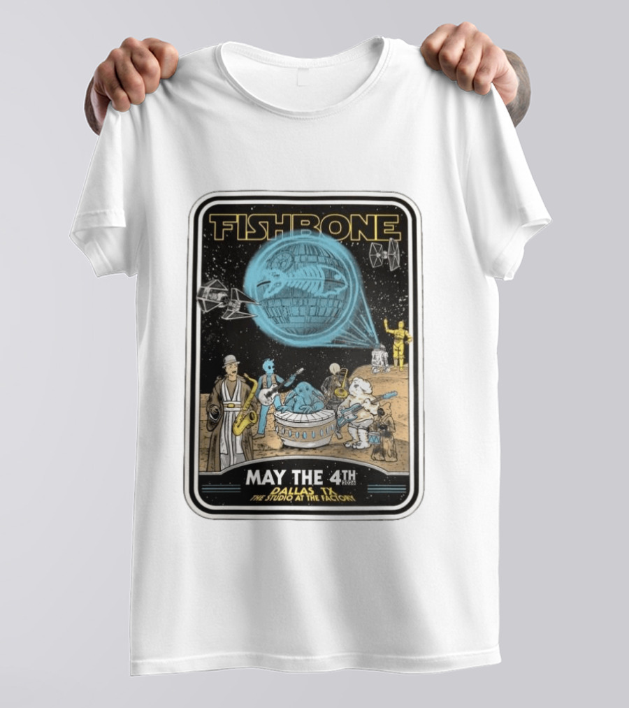 FISHBONE May 4 2026 Dallas TX Tour With Star Wars T-Shirt
