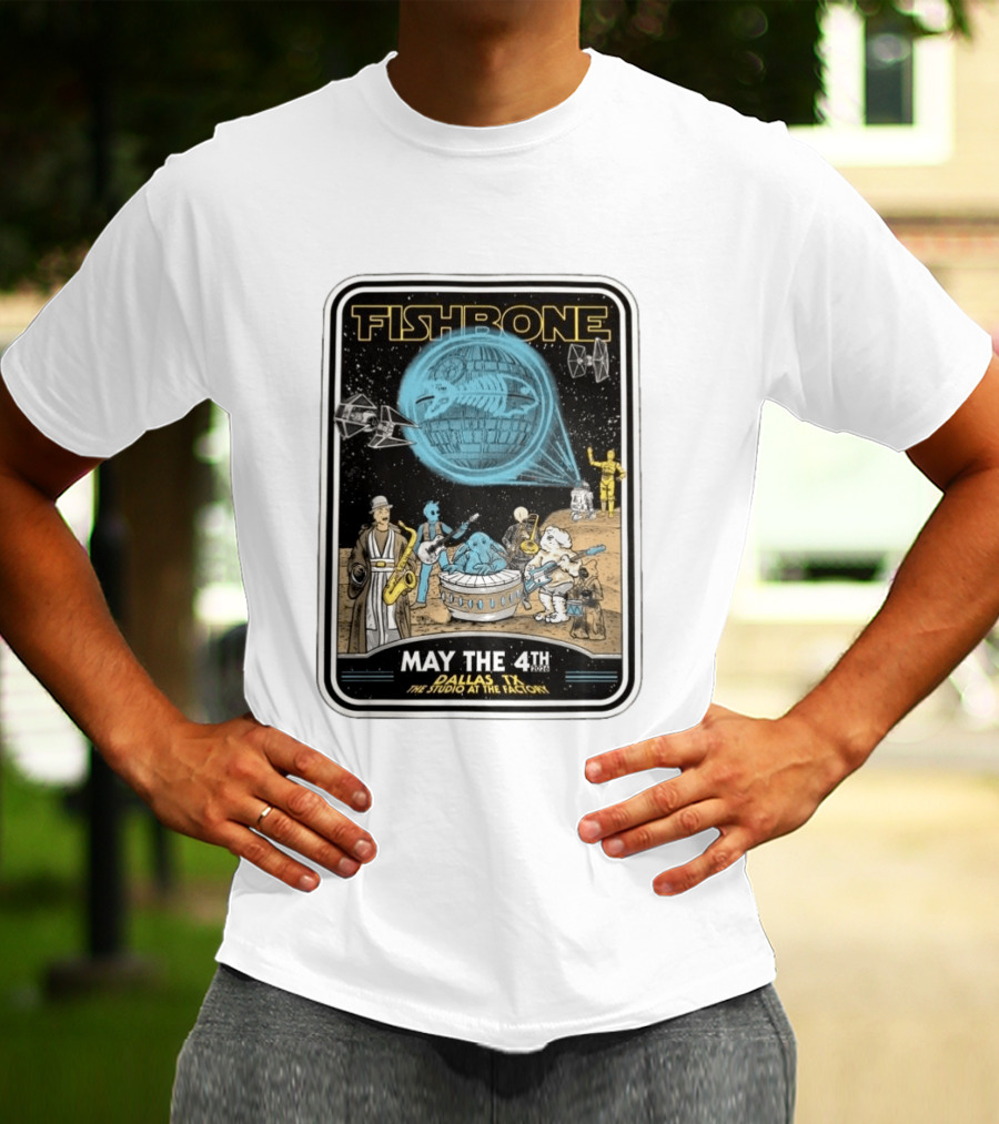 FISHBONE May 4 2026 Dallas TX Tour With Star Wars T-Shirt