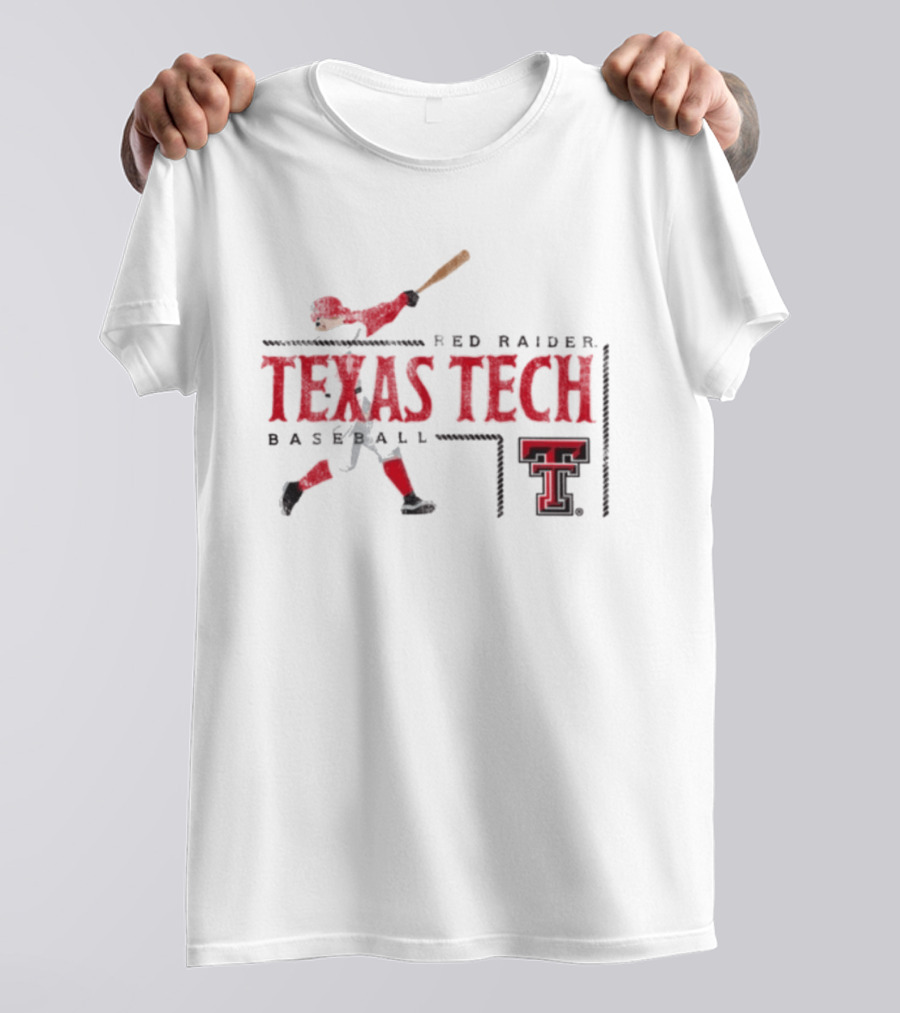 Texas Tech Red Raider Baseball Batter Up TTU T-Shirt