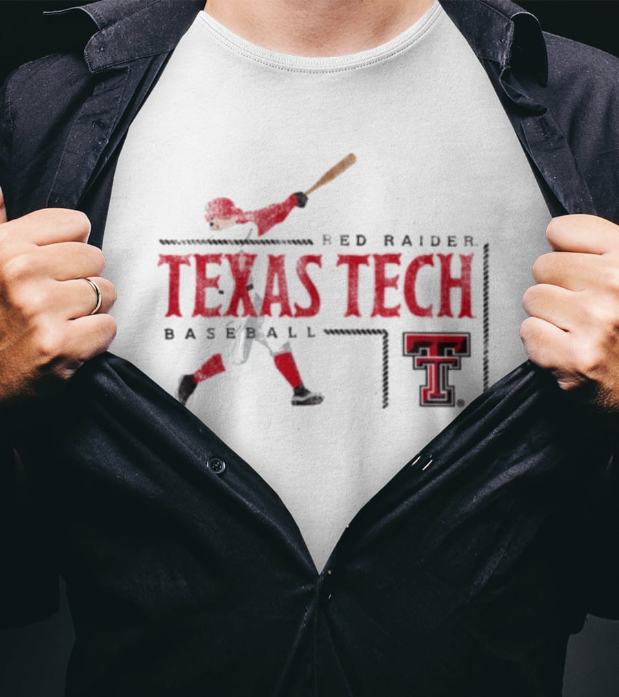 Texas Tech Red Raider Baseball Batter Up TTU T-Shirt