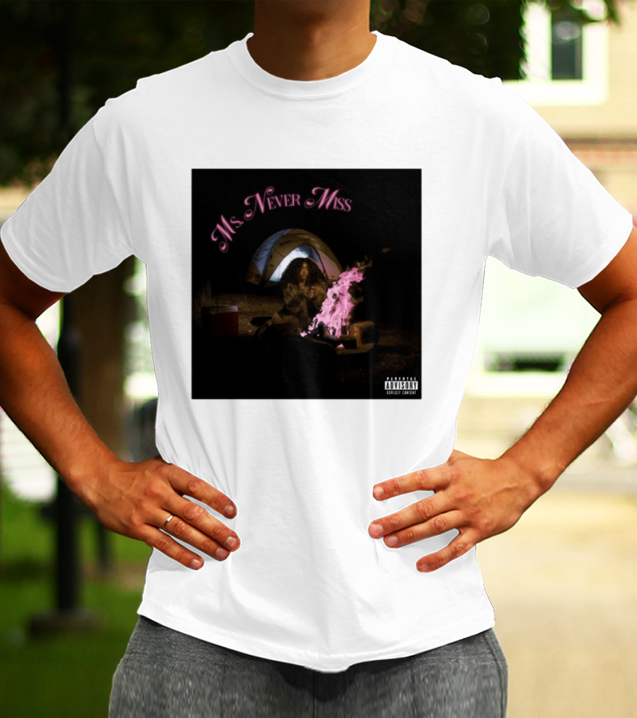SZA Ms Never Miss Camping Single Cover T-Shirt