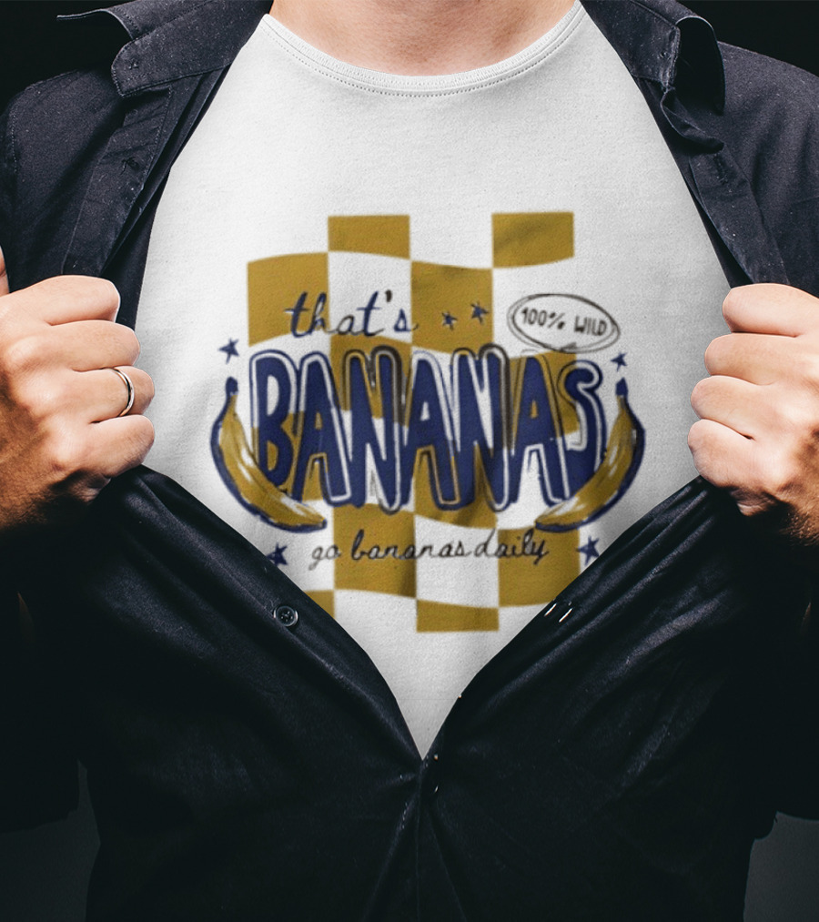 That's Bananas 100% Wow Go Bananas Daily T-Shirt