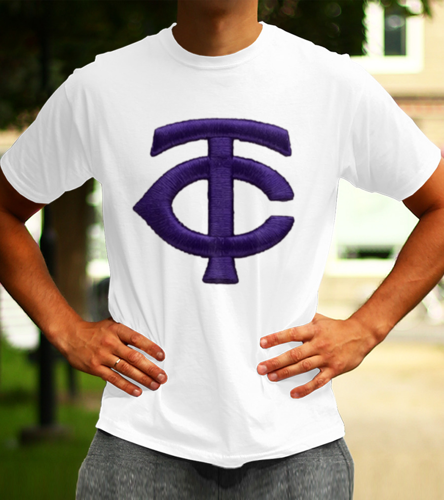Minnesota Twins TC Logo Mankato State 2026 Hat Giveaway T-Shirt