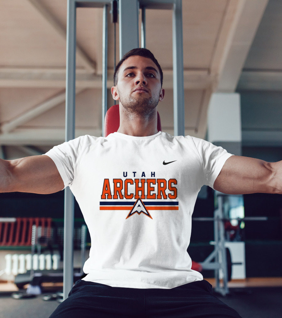 Utah Archers Nike Dri FIT Stripe Authentic Teamwear T-Shirt