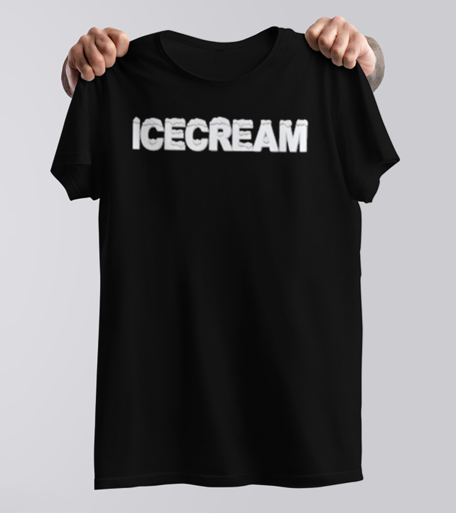Billionaire Boys Club Icecream Snow Text White Apparel Collection T-Shirt