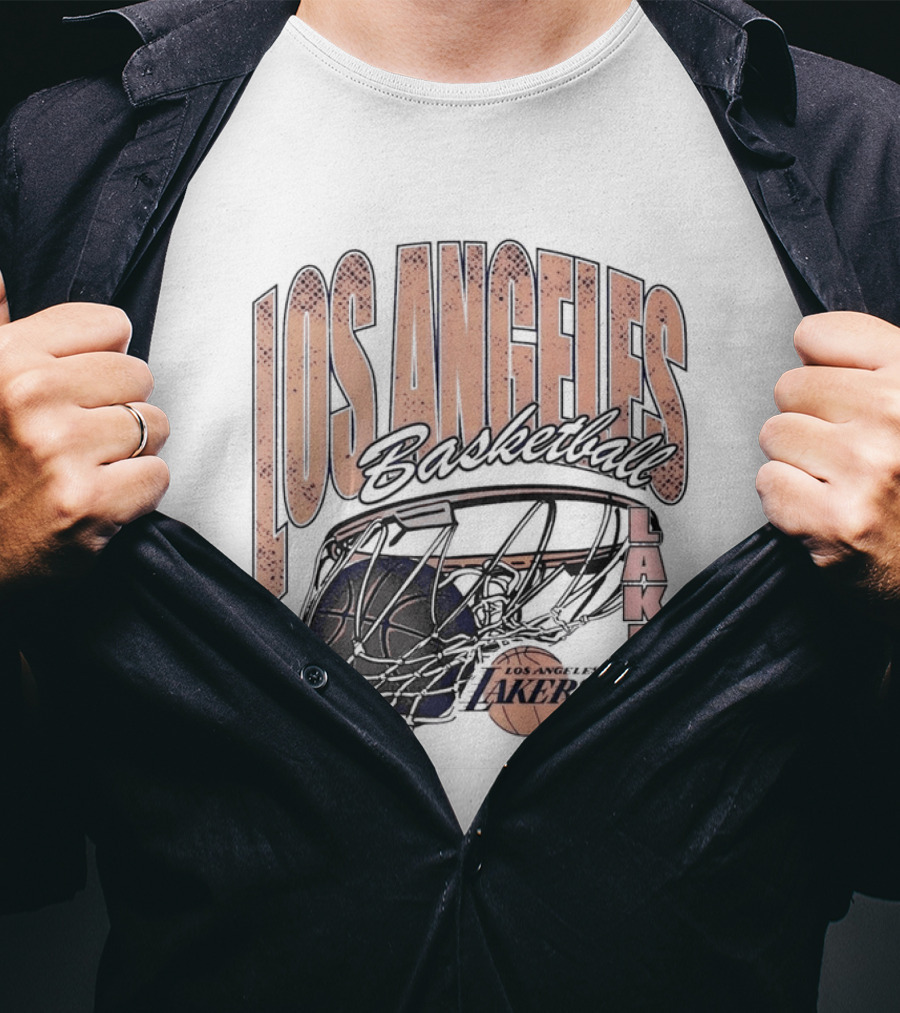 Los Angeles Lakers Basketball Swish T-Shirt