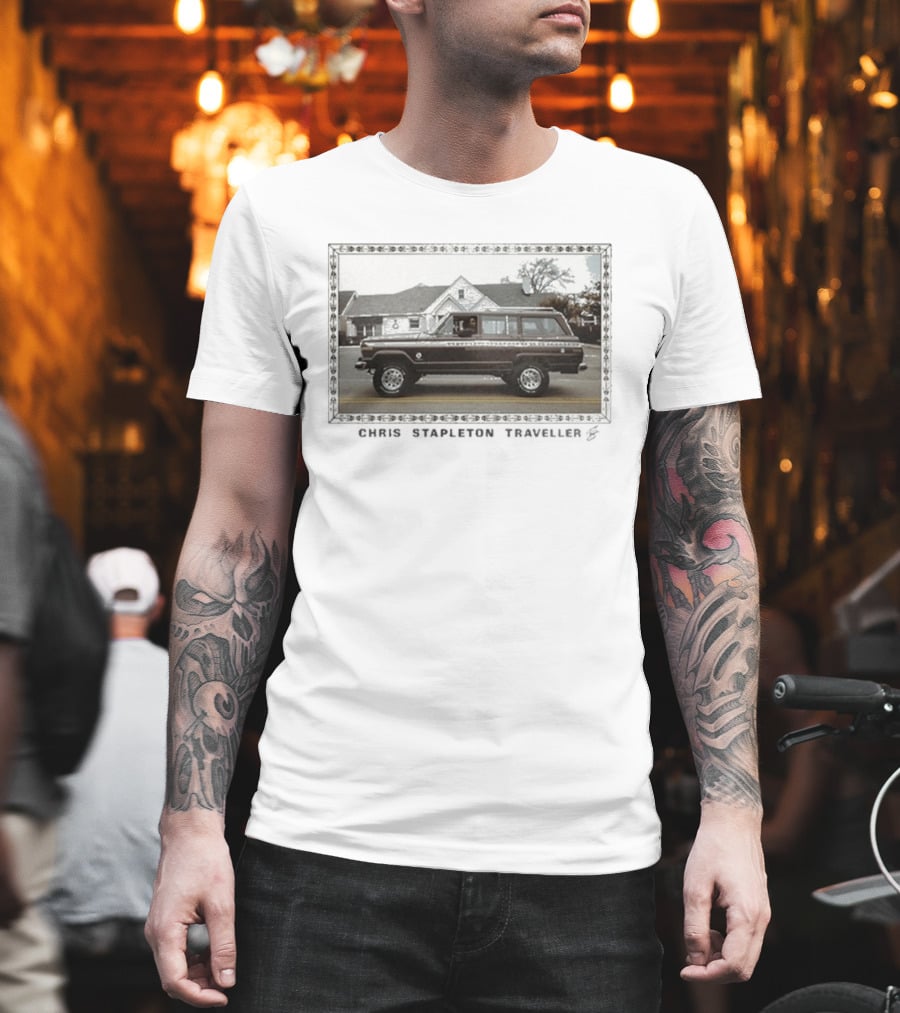 Chris Stapleton Traveller Jeep Vintage Photo T-Shirt
