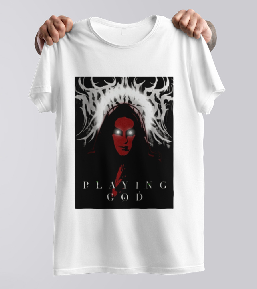 Notshiva Playing God Gothic Dark T-Shirt