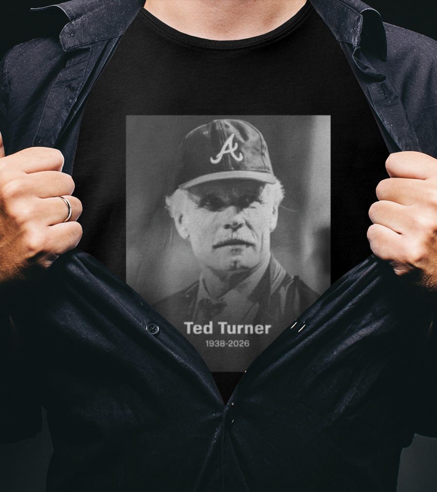 Atlanta Braves Ted Turner 1938 2026 T-Shirt