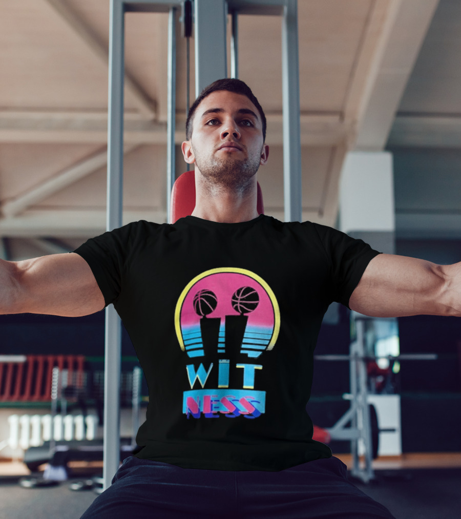LeBron James Miami Twice Max90 Wit Ness Basketball T-Shirt