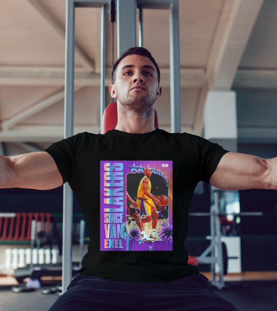 Lakers Since Van Exel SLAM Magazine Retro Basketball Legends T-Shirt