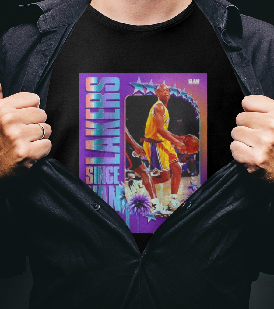 Lakers Since Van Exel SLAM Magazine Retro Basketball Legends T-Shirt