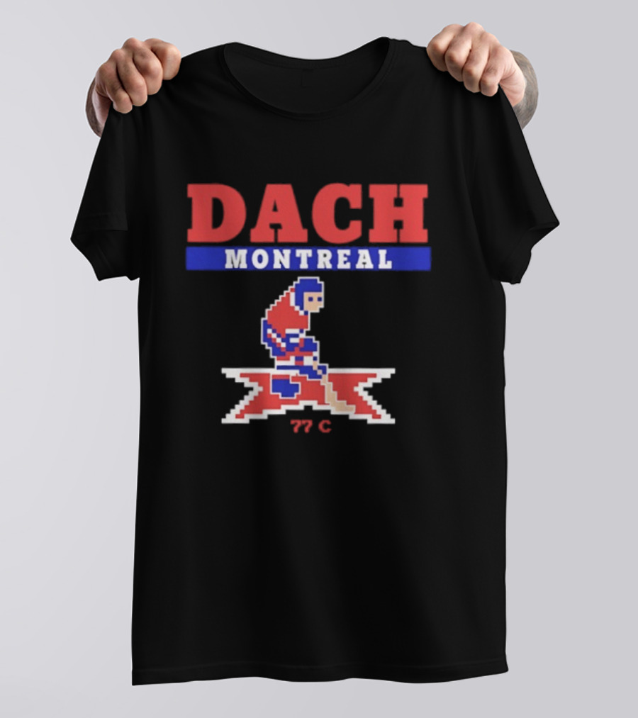 Kirby Dach Montreal 77 C Hockey Canadiens Iconic Athlete T-Shirt