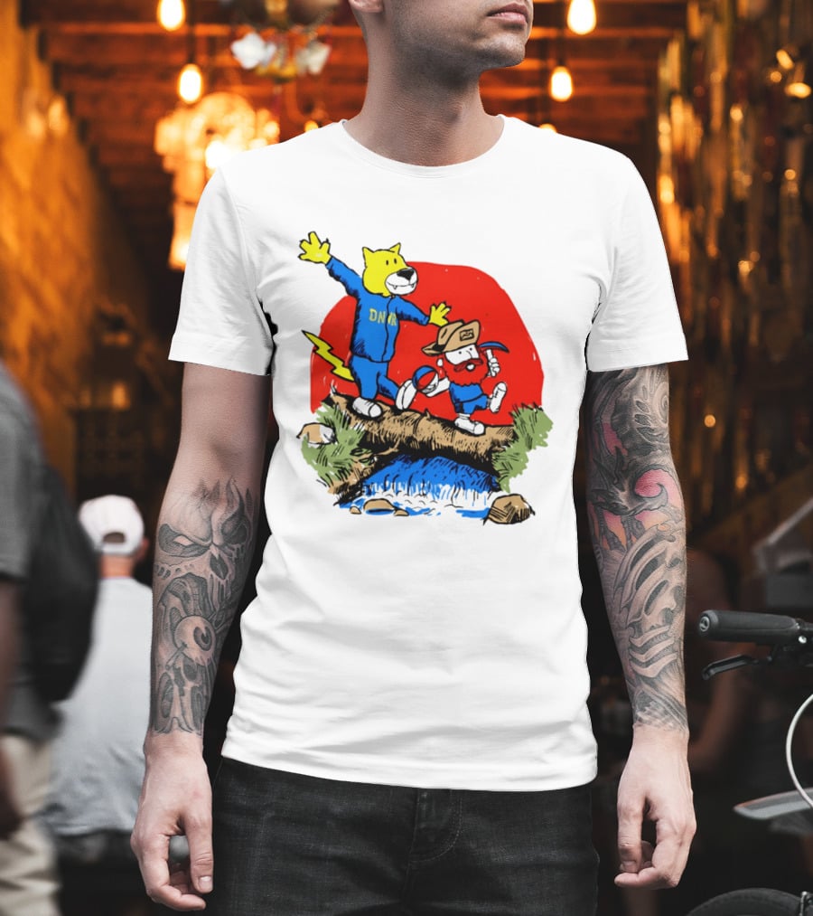 Buffalo Bills Football Cartoon Characters With DNR Sports T-Shirt
