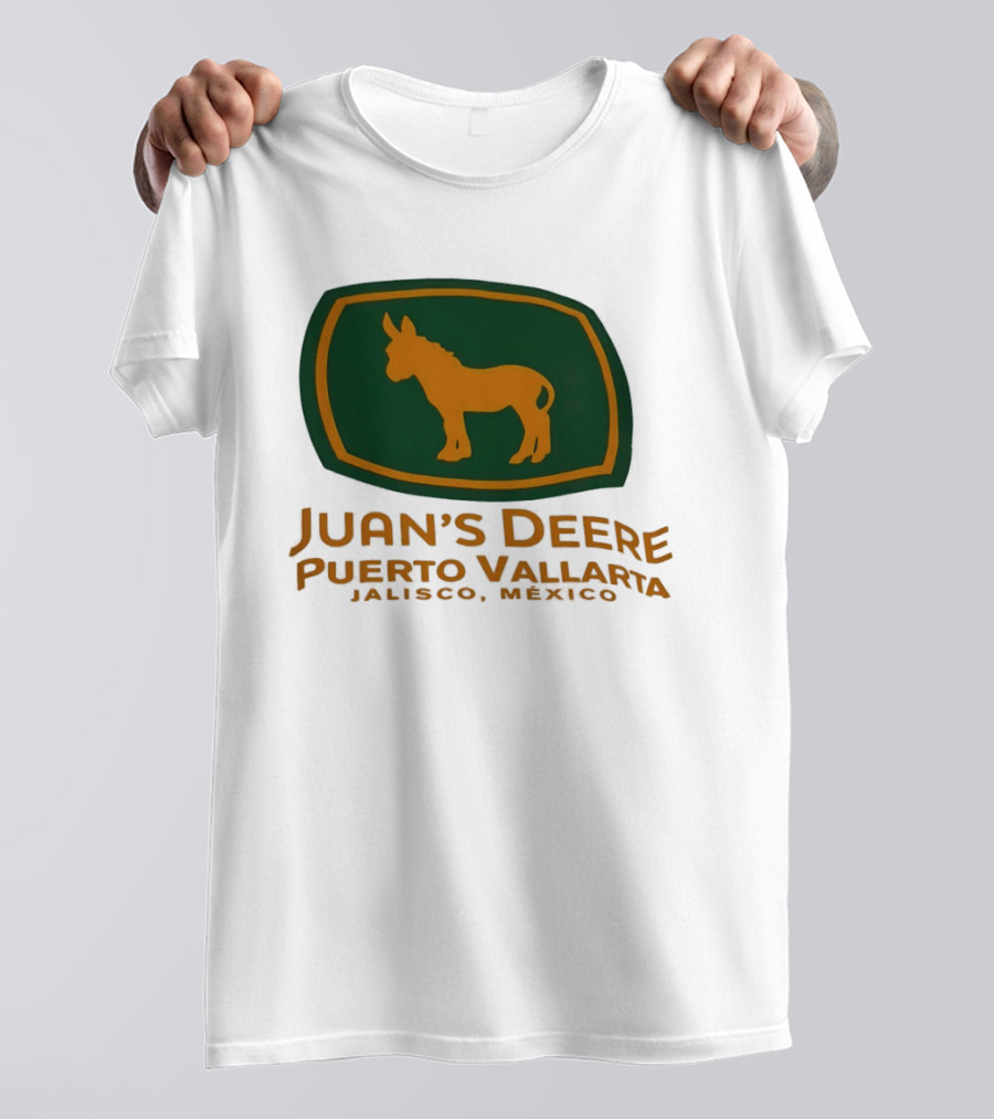 Juan's Deere Puerto Vallarta Jalisco Mexico Donkey T-Shirt
