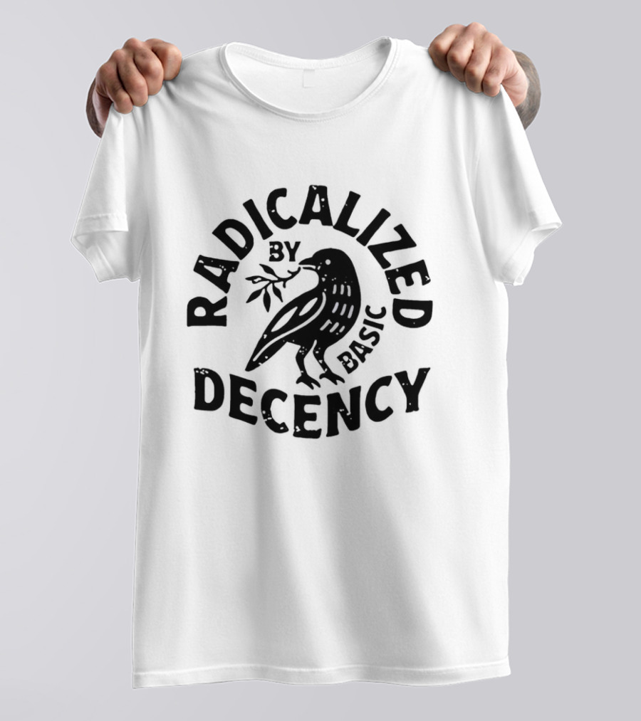 Radicalized By Decency Basic Raven T-Shirt