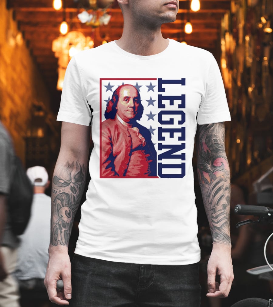 Legend Benjamin Franklin Stars T-Shirt