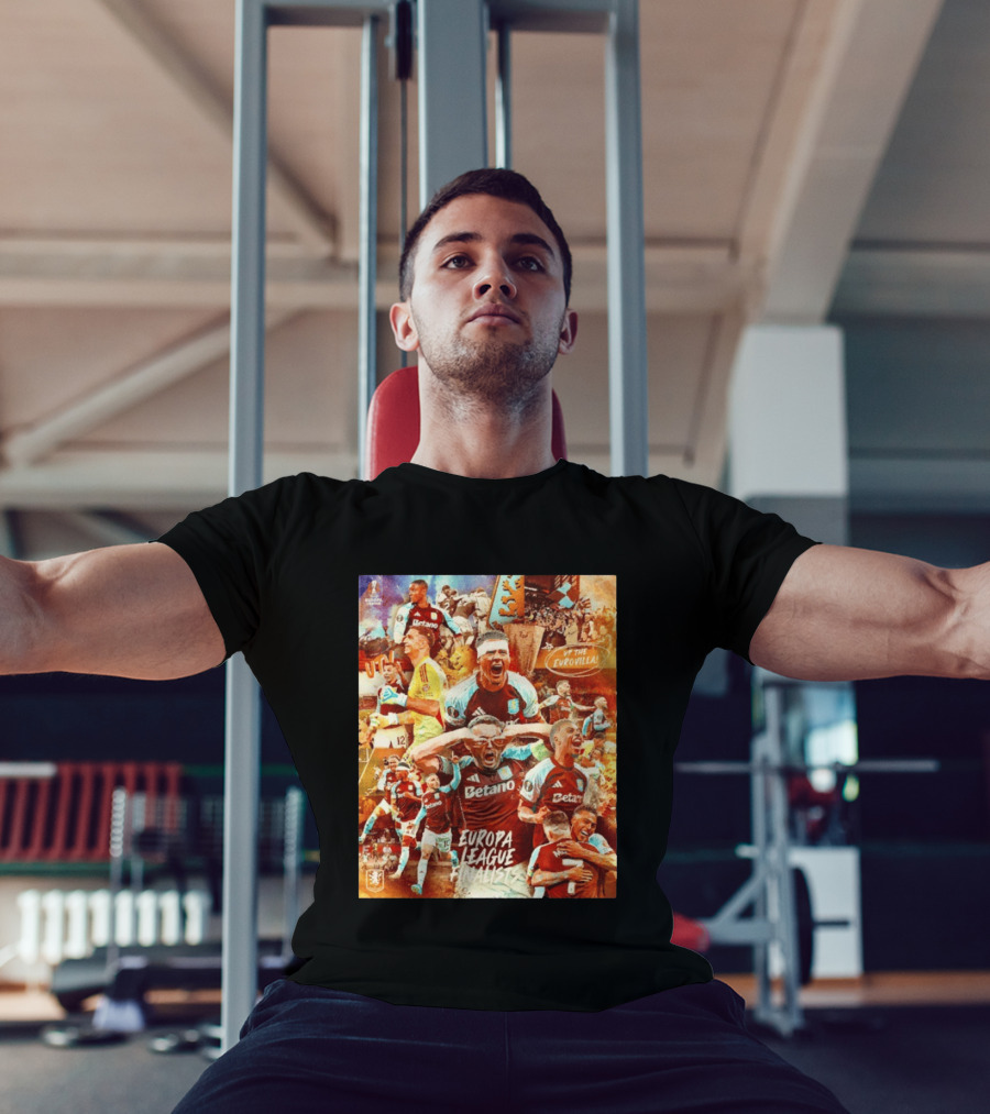 Aston Villa FC Europa League UTV Eurovilla Celebration T-Shirt