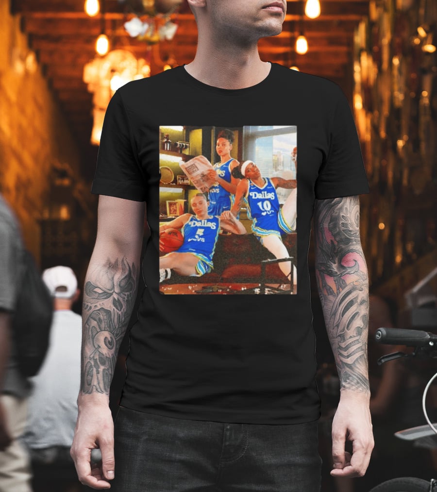 Dallas Wings 2026 Azzi Fudd Paige Bueckers Aziaha James Basketball Photo T-Shirt