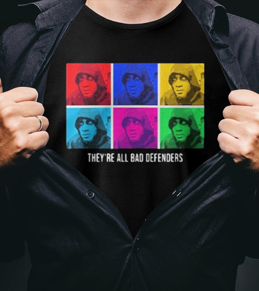 Jaden McDaniels Pop Art Style They're All Bad Defenders T-Shirt