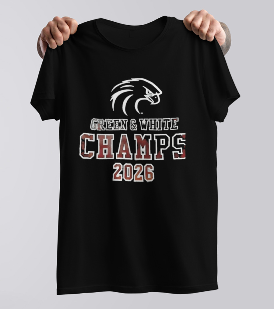 Philadelphia Eagles Green White Champs 2026 T-Shirt