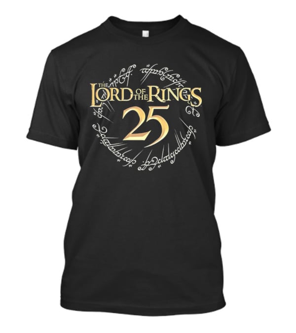 The Lord Of The Rings 25th Anniversary Elvish Script T-Shirt