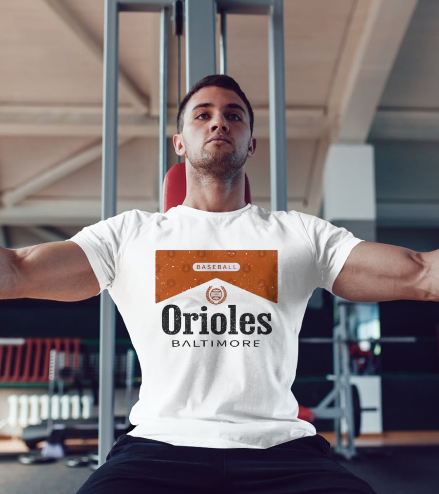 Baltimore Orioles Baseball Marlboro Collaboration T-Shirt