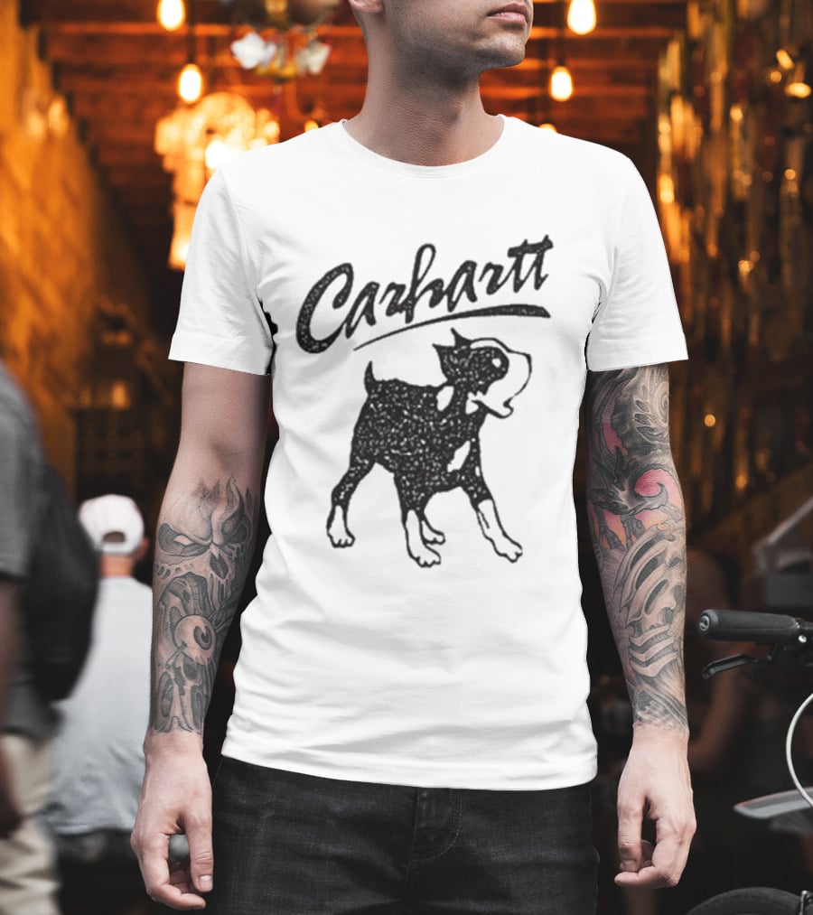 Carhartt Wip Puppy Sketch Skateboarding T-Shirt
