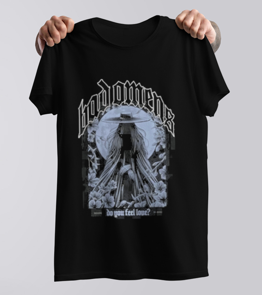 Bad Omens Store The Specter Omens Engraving T-Shirt
