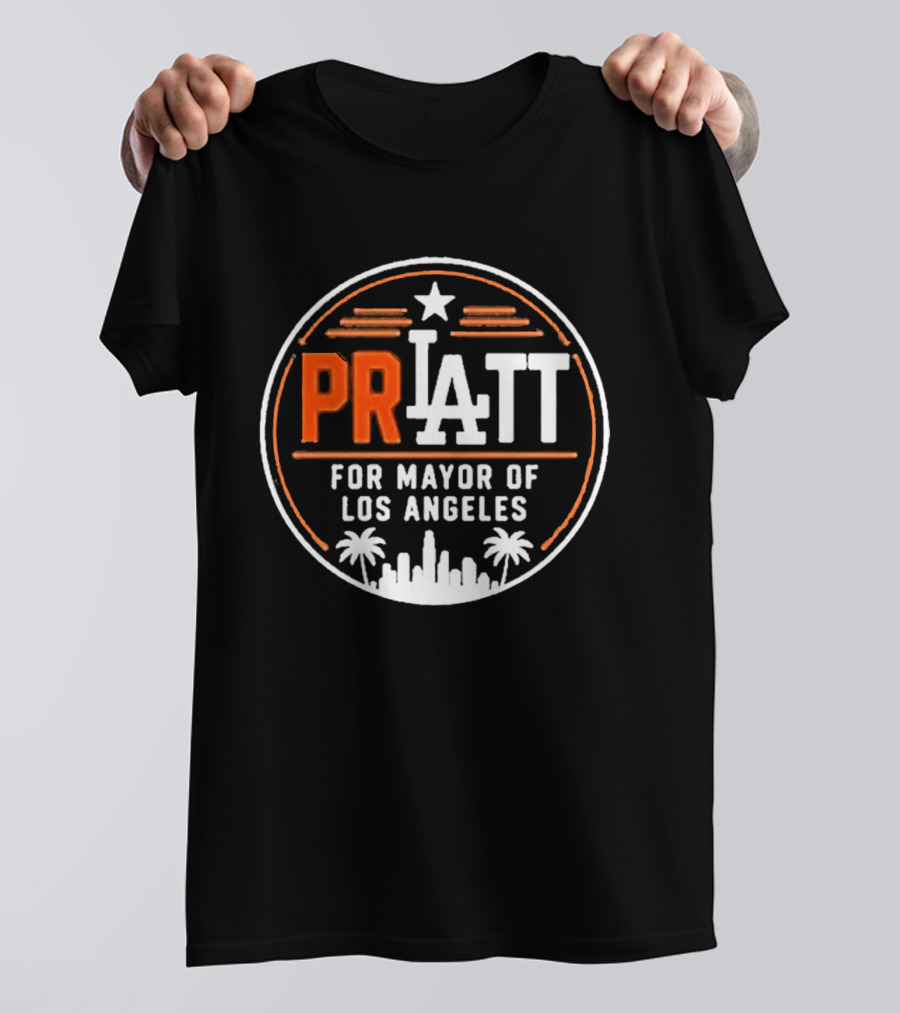 Pratt For Mayor Of Los Angeles 2026 Election Campaign T-Shirt