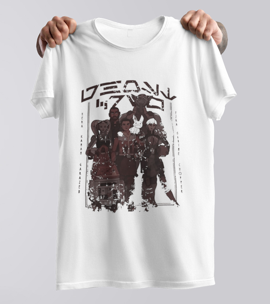 Heroes Villains Star Wars Rebels Ghost Crew Mural Visuals T-Shirt